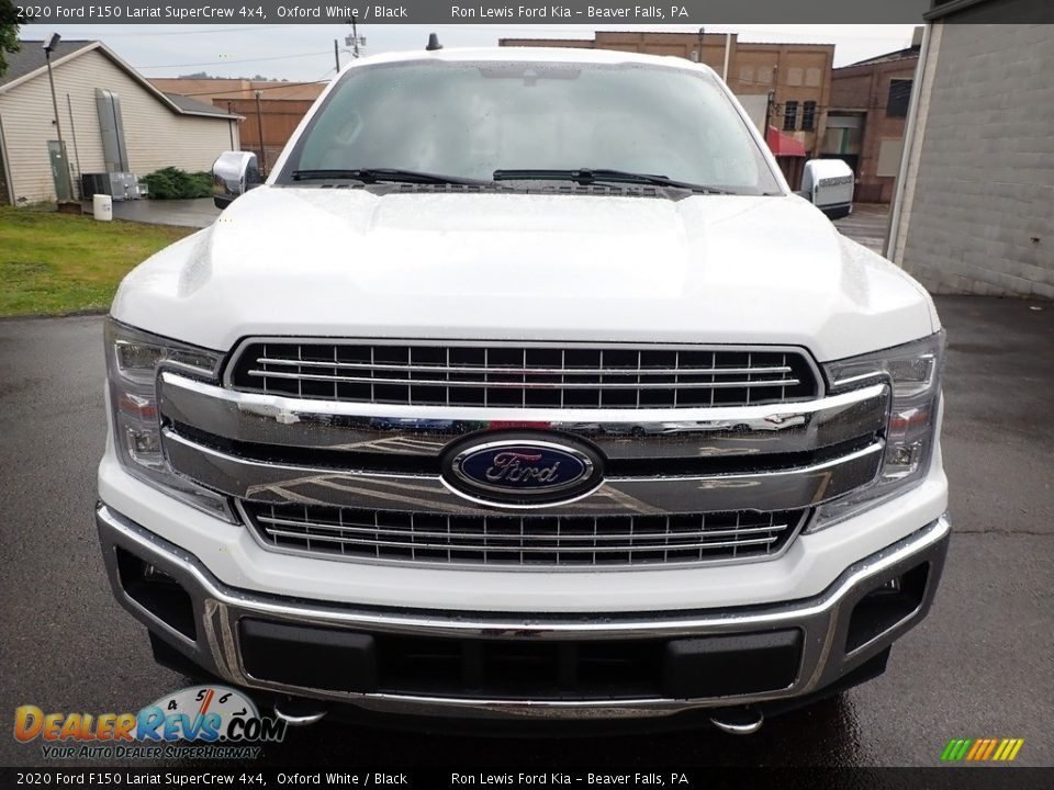 2020 Ford F150 Lariat SuperCrew 4x4 Oxford White / Black Photo #7