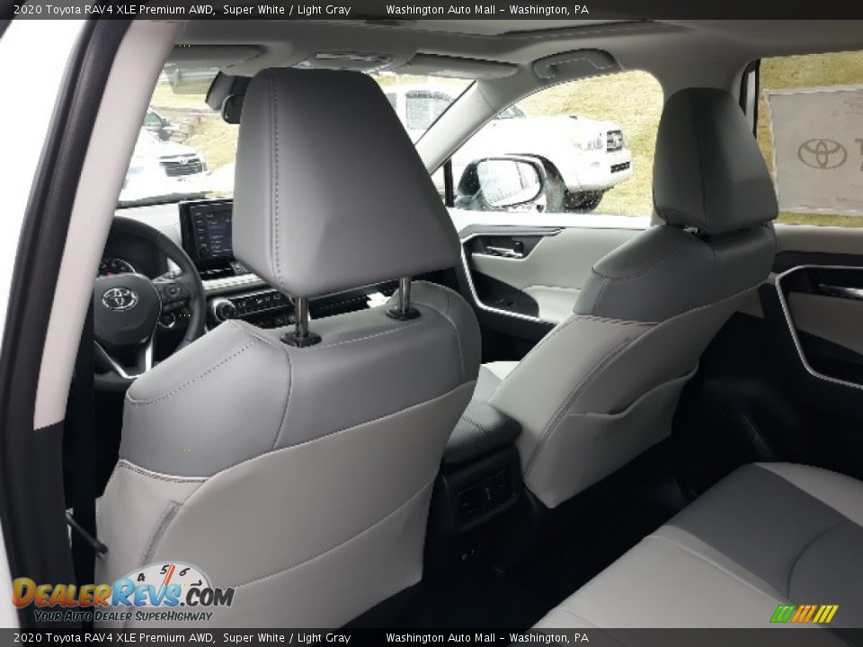 2020 Toyota RAV4 XLE Premium AWD Super White / Light Gray Photo #24