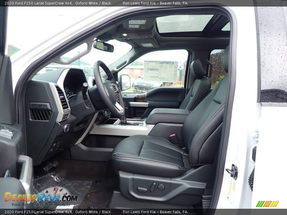 2020 Ford F150 Lariat SuperCrew 4x4 Oxford White / Black Photo #12