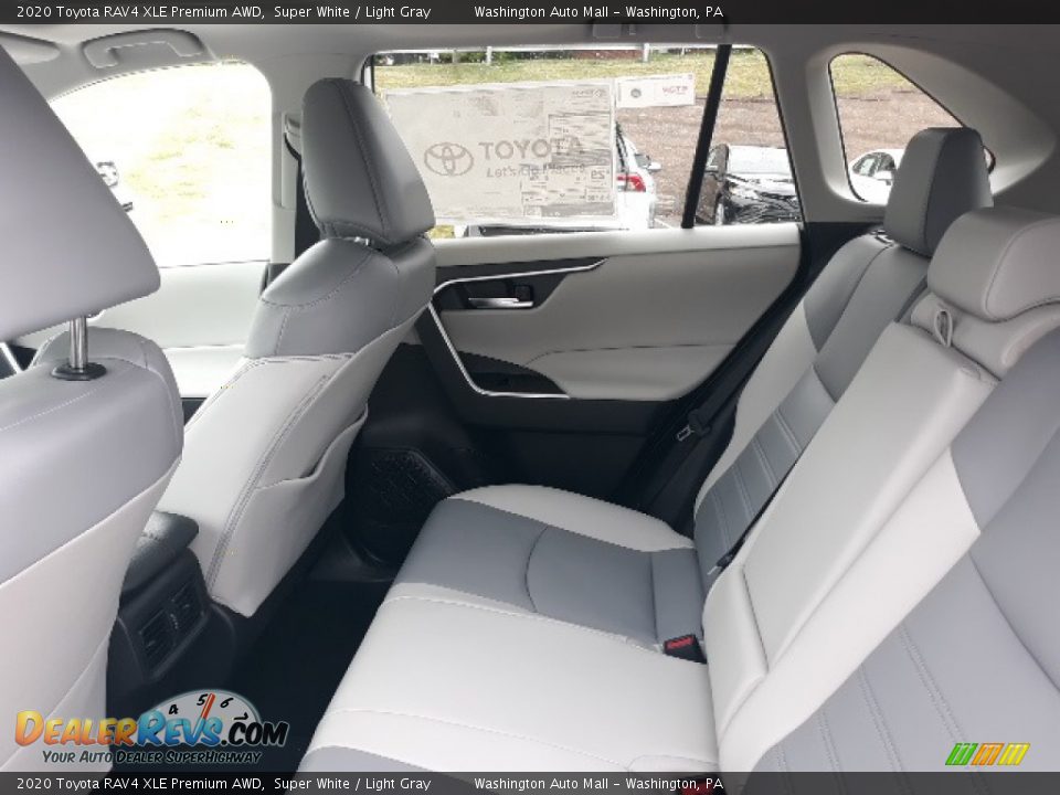 2020 Toyota RAV4 XLE Premium AWD Super White / Light Gray Photo #25