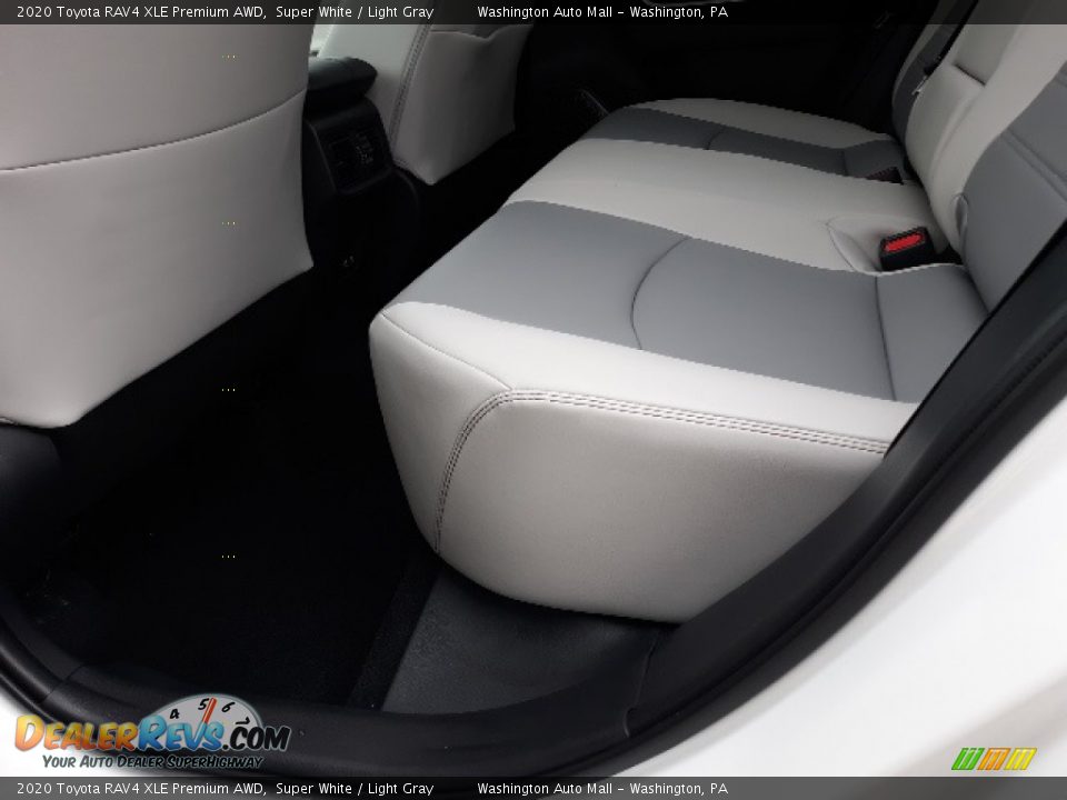 2020 Toyota RAV4 XLE Premium AWD Super White / Light Gray Photo #27