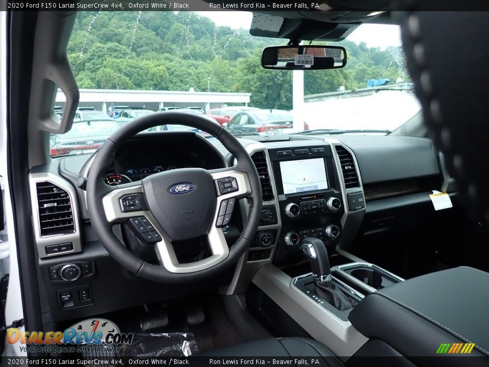2020 Ford F150 Lariat SuperCrew 4x4 Oxford White / Black Photo #14