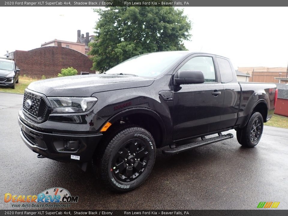 Shadow Black 2020 Ford Ranger XLT SuperCab 4x4 Photo #6