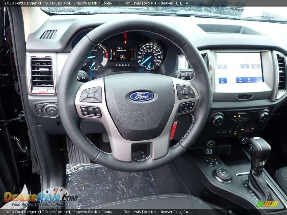 2020 Ford Ranger XLT SuperCab 4x4 Steering Wheel Photo #16