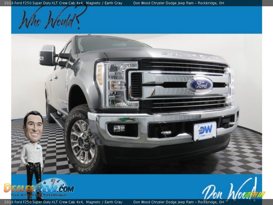 2019 Ford F250 Super Duty XLT Crew Cab 4x4 Magnetic / Earth Gray Photo #1