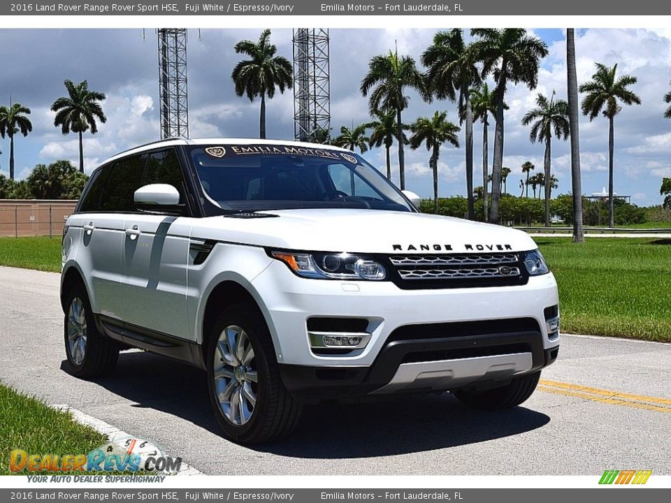 2016 Land Rover Range Rover Sport HSE Fuji White / Espresso/Ivory Photo #1