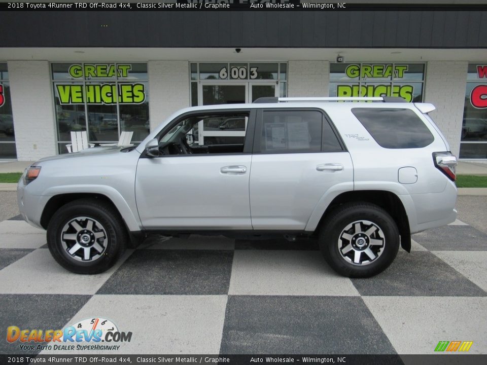 2018 Toyota 4Runner TRD Off-Road 4x4 Classic Silver Metallic / Graphite Photo #1