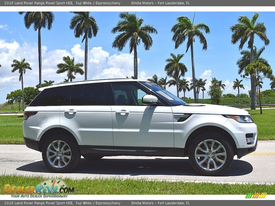 2016 Land Rover Range Rover Sport HSE Fuji White / Espresso/Ivory Photo #2