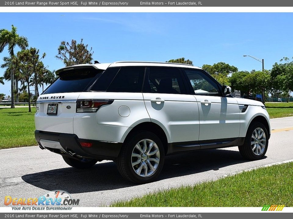 2016 Land Rover Range Rover Sport HSE Fuji White / Espresso/Ivory Photo #3