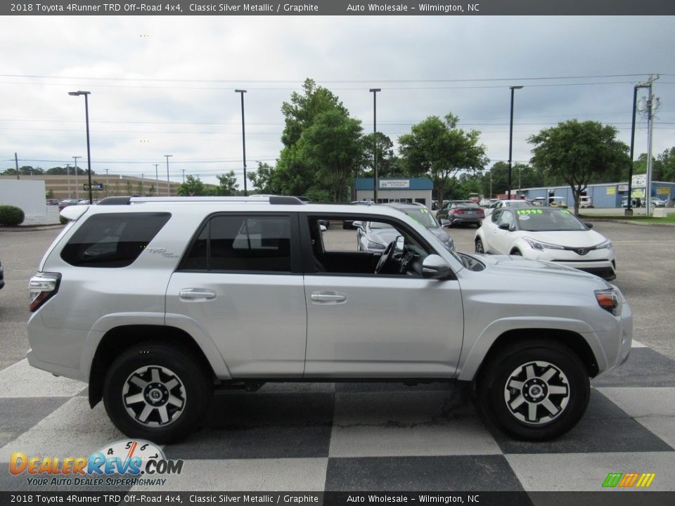 2018 Toyota 4Runner TRD Off-Road 4x4 Classic Silver Metallic / Graphite Photo #3