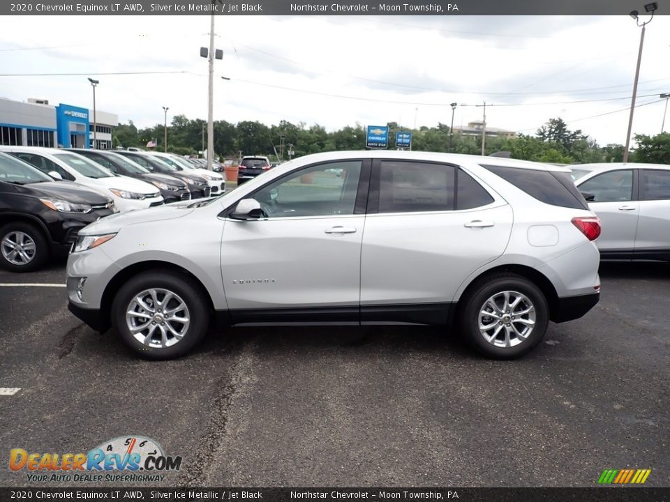 2020 Chevrolet Equinox LT AWD Silver Ice Metallic / Jet Black Photo #3