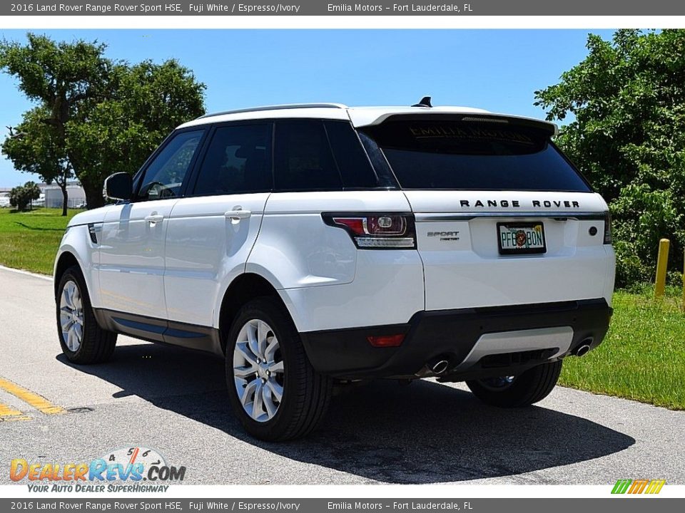 2016 Land Rover Range Rover Sport HSE Fuji White / Espresso/Ivory Photo #5