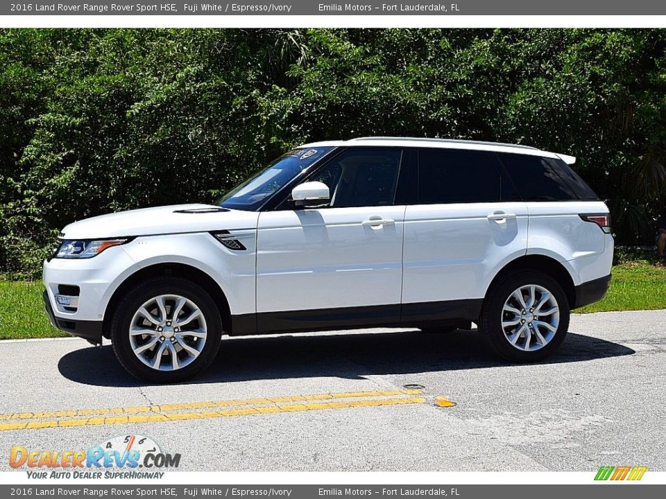 2016 Land Rover Range Rover Sport HSE Fuji White / Espresso/Ivory Photo #7