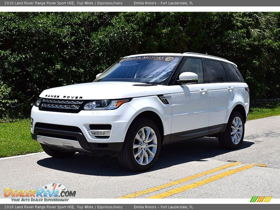 2016 Land Rover Range Rover Sport HSE Fuji White / Espresso/Ivory Photo #8