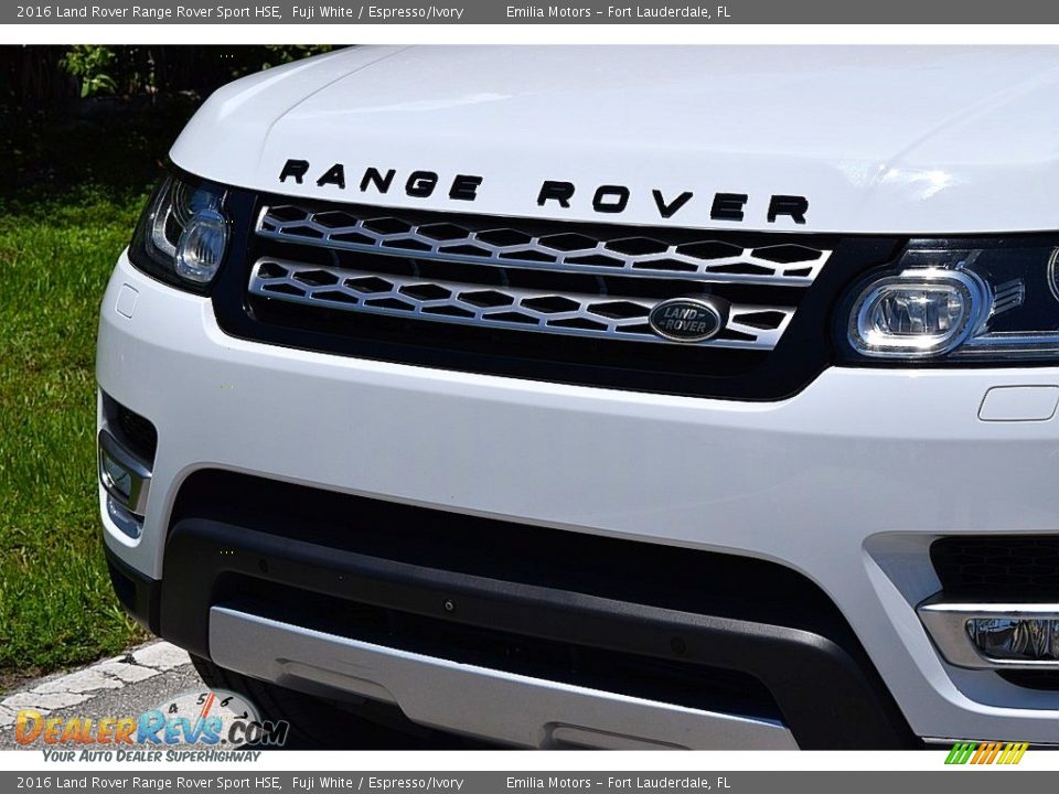2016 Land Rover Range Rover Sport HSE Fuji White / Espresso/Ivory Photo #10