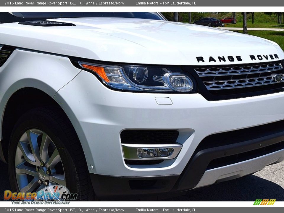 2016 Land Rover Range Rover Sport HSE Fuji White / Espresso/Ivory Photo #12