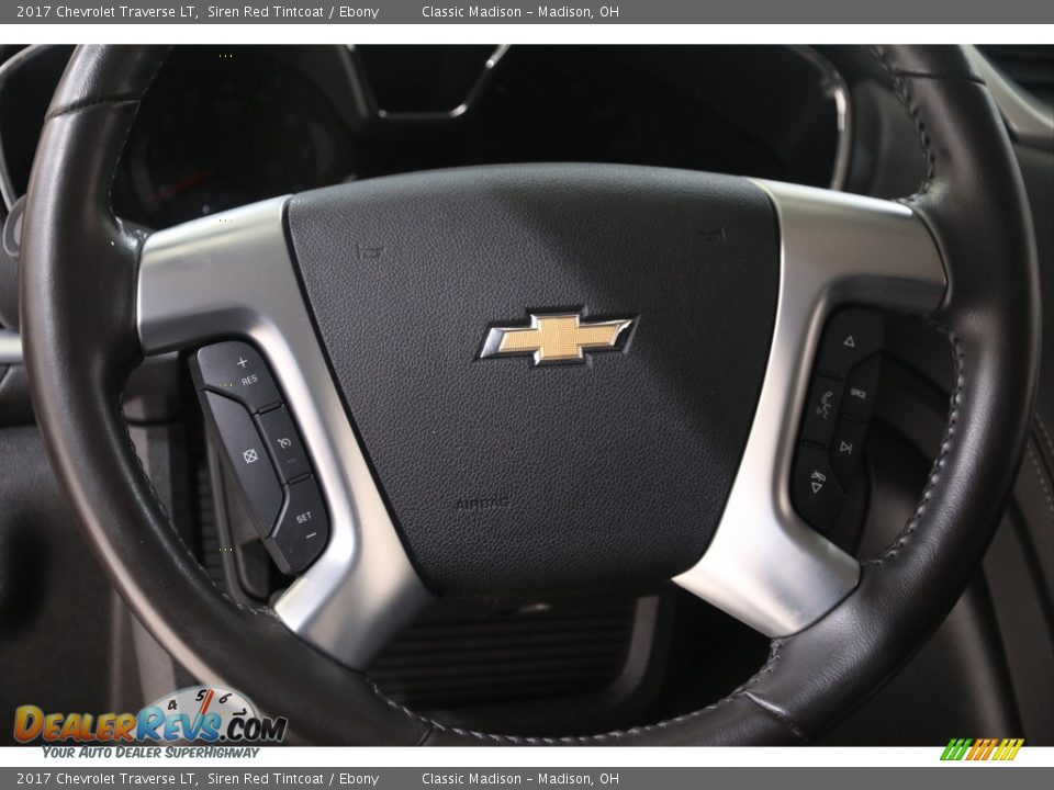 2017 Chevrolet Traverse LT Siren Red Tintcoat / Ebony Photo #7