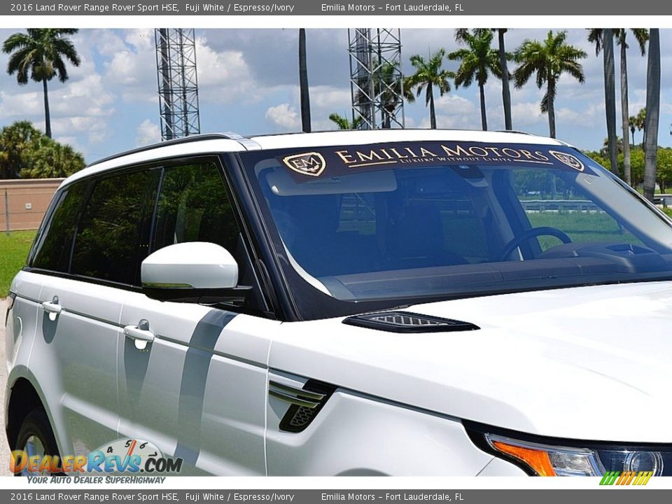 2016 Land Rover Range Rover Sport HSE Fuji White / Espresso/Ivory Photo #14