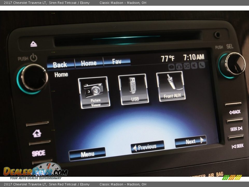 2017 Chevrolet Traverse LT Siren Red Tintcoat / Ebony Photo #11