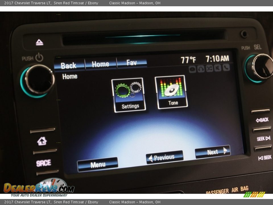2017 Chevrolet Traverse LT Siren Red Tintcoat / Ebony Photo #12