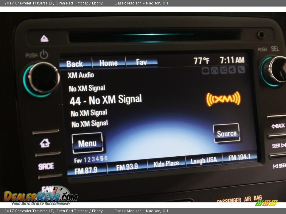 2017 Chevrolet Traverse LT Siren Red Tintcoat / Ebony Photo #13