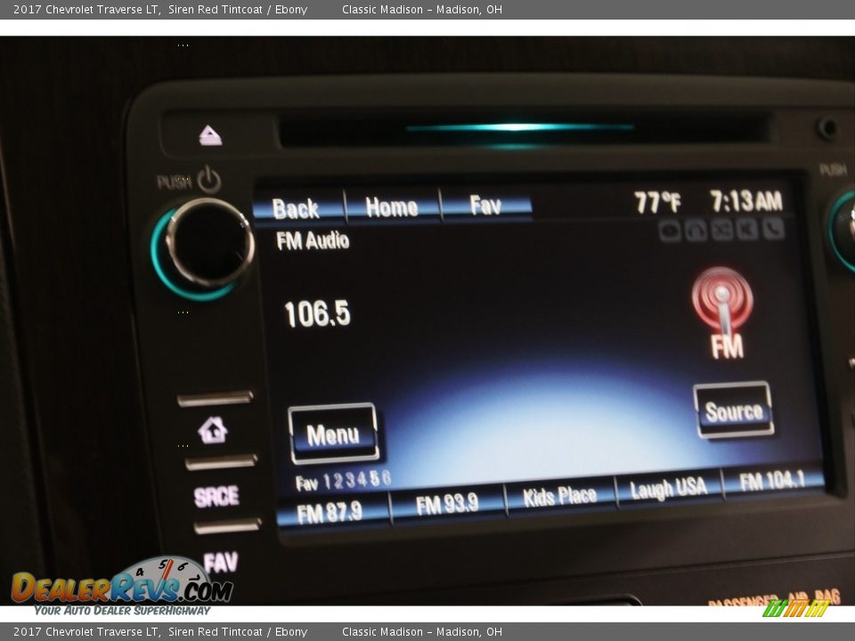 2017 Chevrolet Traverse LT Siren Red Tintcoat / Ebony Photo #14