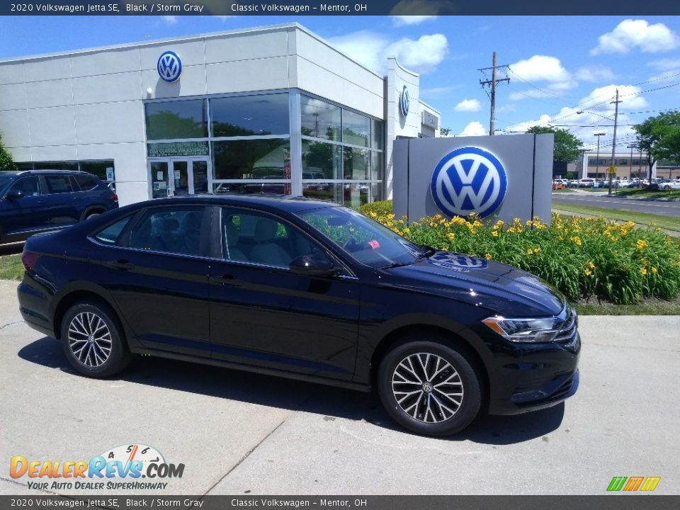 Black 2020 Volkswagen Jetta SE Photo #2