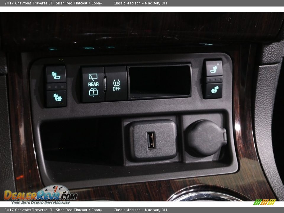 2017 Chevrolet Traverse LT Siren Red Tintcoat / Ebony Photo #15