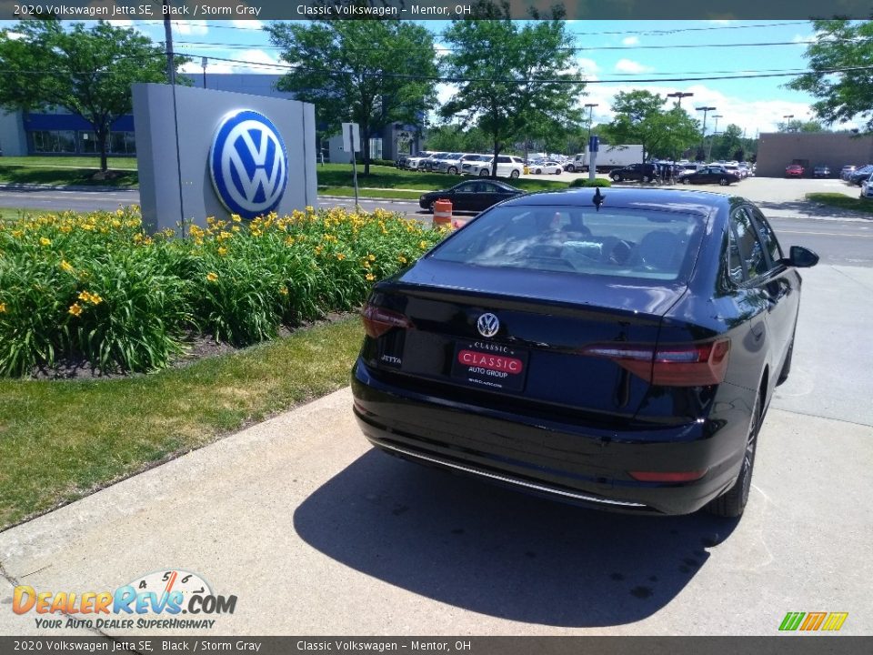 2020 Volkswagen Jetta SE Black / Storm Gray Photo #3