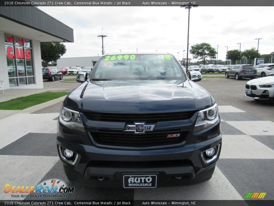 2018 Chevrolet Colorado Z71 Crew Cab Centennial Blue Metallic / Jet Black Photo #2