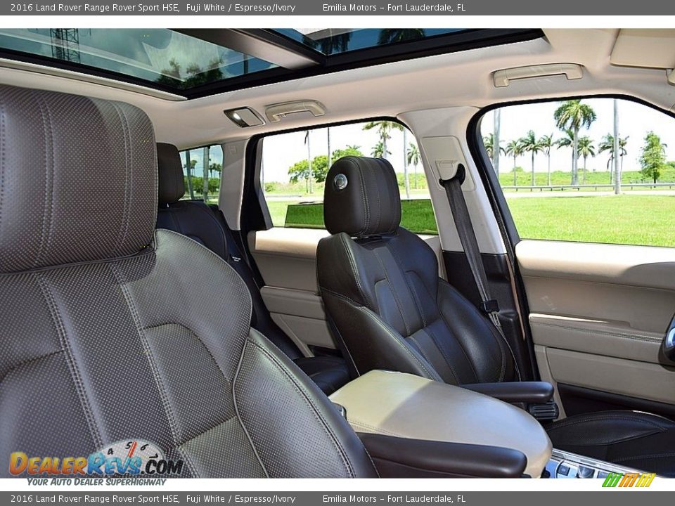 2016 Land Rover Range Rover Sport HSE Fuji White / Espresso/Ivory Photo #27