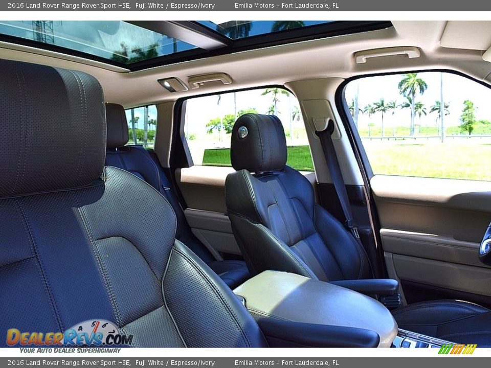2016 Land Rover Range Rover Sport HSE Fuji White / Espresso/Ivory Photo #28