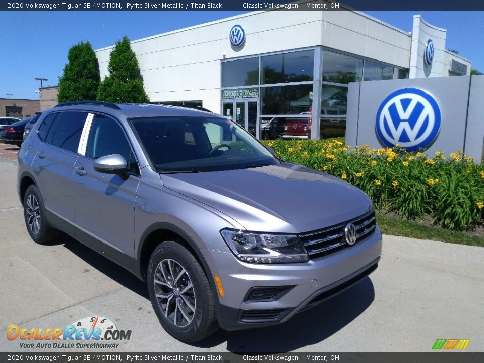 2020 Volkswagen Tiguan SE 4MOTION Pyrite Silver Metallic / Titan Black Photo #1