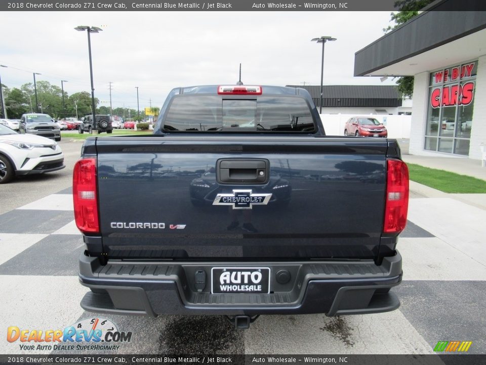 2018 Chevrolet Colorado Z71 Crew Cab Centennial Blue Metallic / Jet Black Photo #4