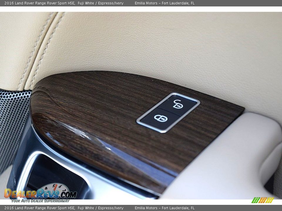 2016 Land Rover Range Rover Sport HSE Fuji White / Espresso/Ivory Photo #31