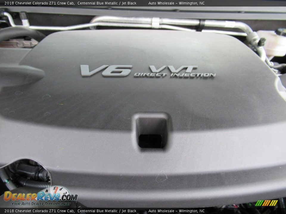 2018 Chevrolet Colorado Z71 Crew Cab Centennial Blue Metallic / Jet Black Photo #6