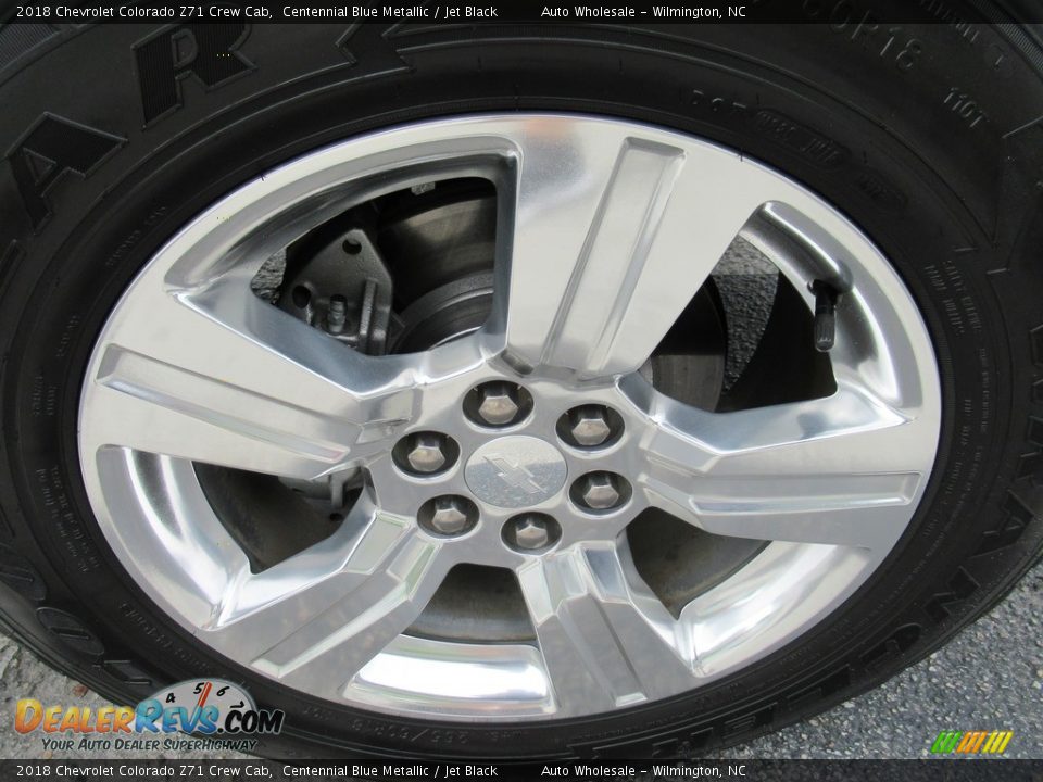 2018 Chevrolet Colorado Z71 Crew Cab Centennial Blue Metallic / Jet Black Photo #7