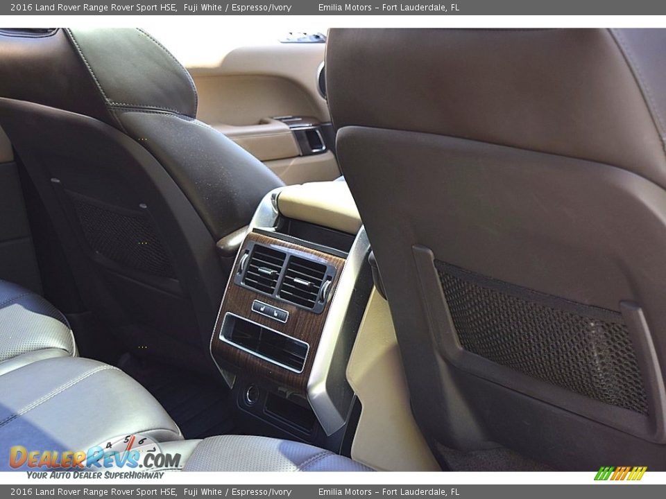 2016 Land Rover Range Rover Sport HSE Fuji White / Espresso/Ivory Photo #33