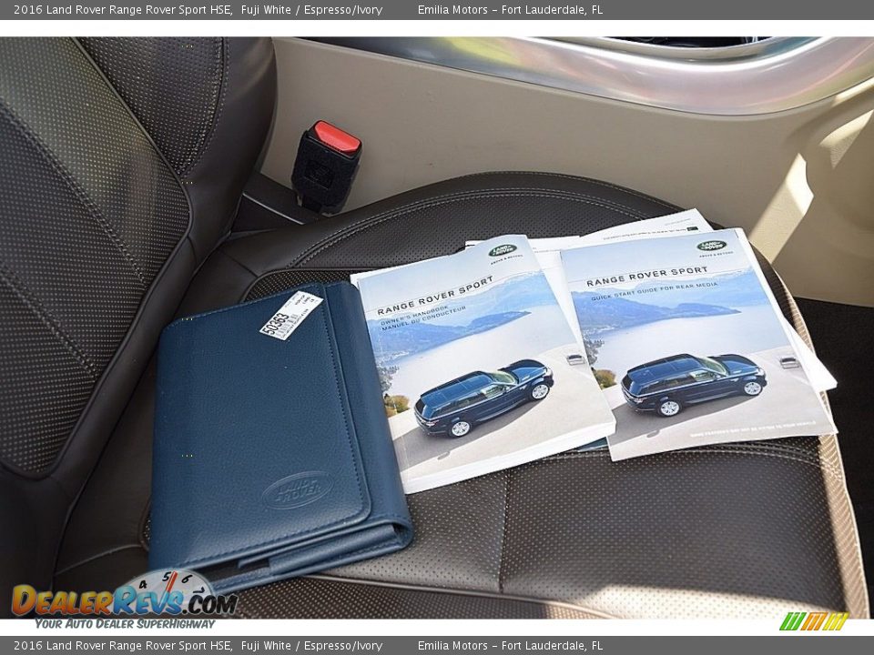 2016 Land Rover Range Rover Sport HSE Fuji White / Espresso/Ivory Photo #36