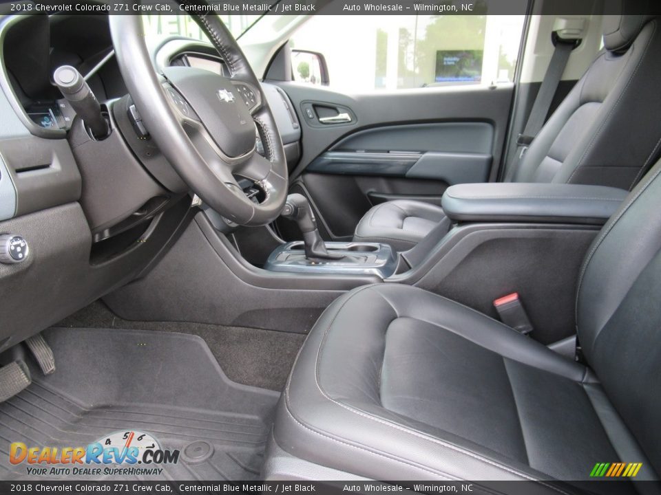 2018 Chevrolet Colorado Z71 Crew Cab Centennial Blue Metallic / Jet Black Photo #10