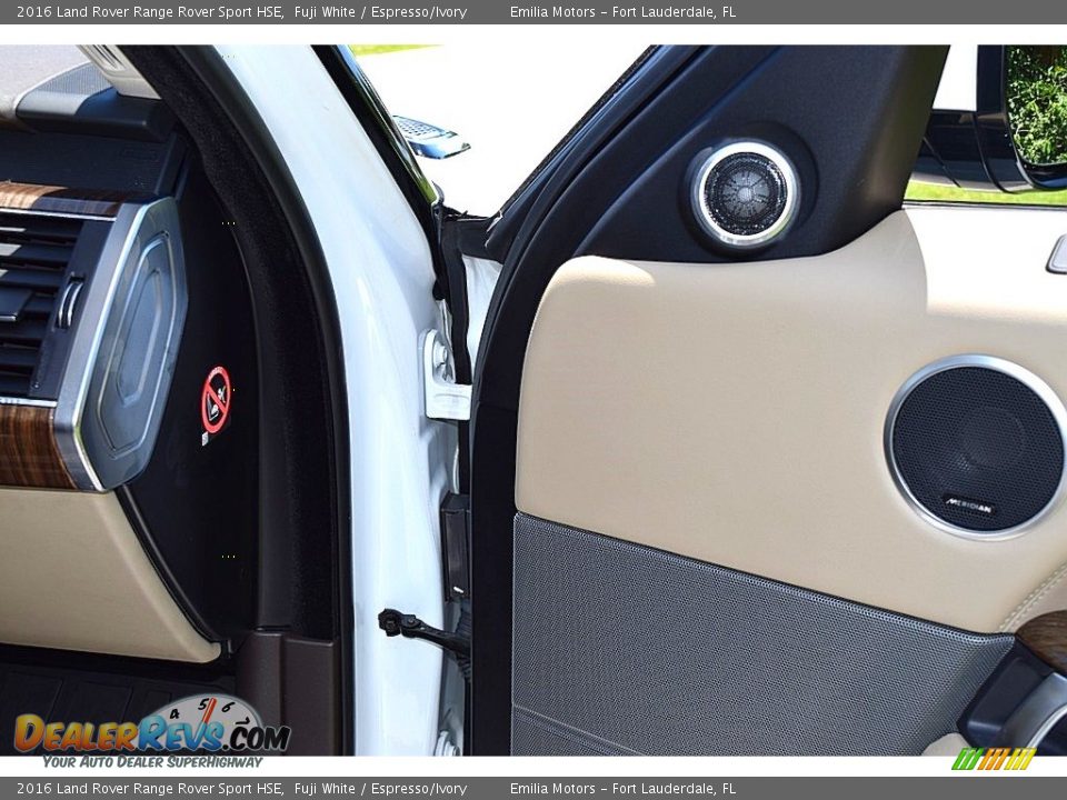 2016 Land Rover Range Rover Sport HSE Fuji White / Espresso/Ivory Photo #37