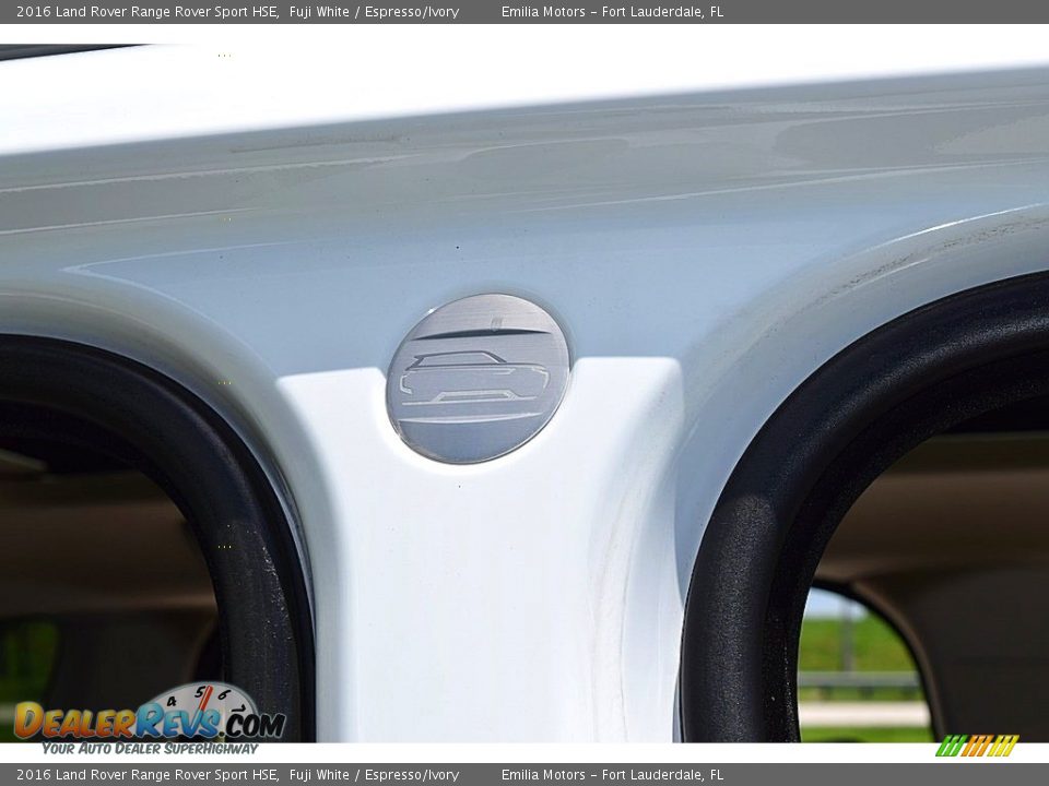 2016 Land Rover Range Rover Sport HSE Fuji White / Espresso/Ivory Photo #38