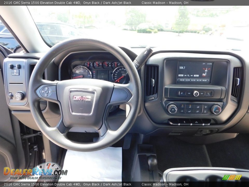 2016 GMC Sierra 1500 Elevation Double Cab 4WD Onyx Black / Dark Ash/Jet Black Photo #3