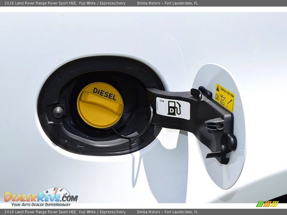 2016 Land Rover Range Rover Sport HSE Fuji White / Espresso/Ivory Photo #39