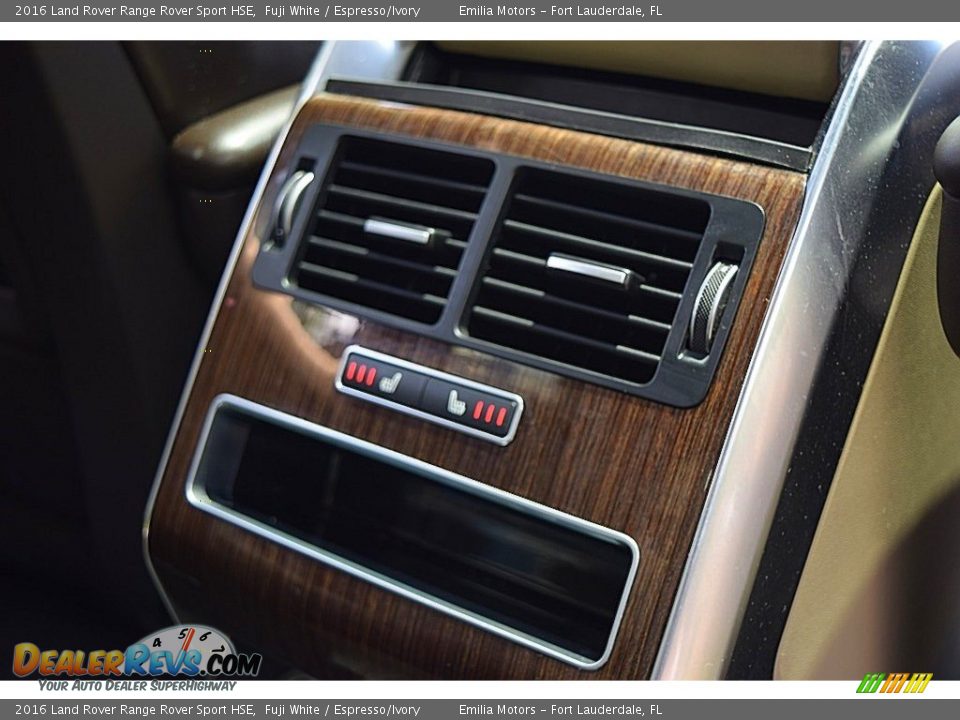 2016 Land Rover Range Rover Sport HSE Fuji White / Espresso/Ivory Photo #40