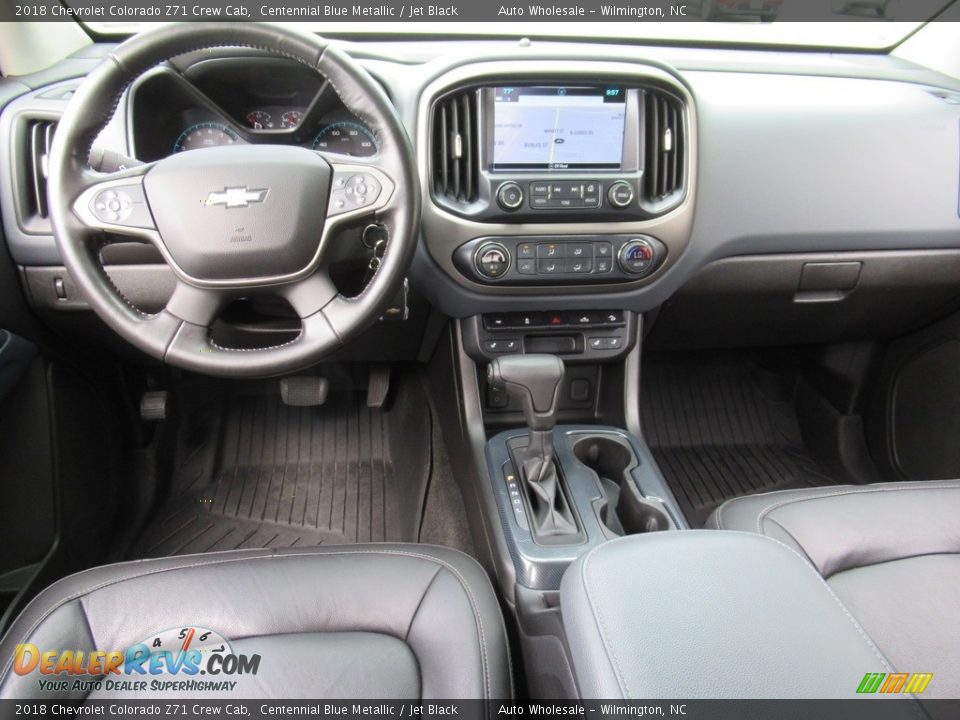 2018 Chevrolet Colorado Z71 Crew Cab Centennial Blue Metallic / Jet Black Photo #14