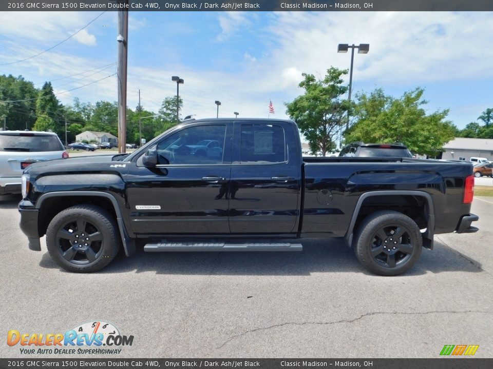 Onyx Black 2016 GMC Sierra 1500 Elevation Double Cab 4WD Photo #6