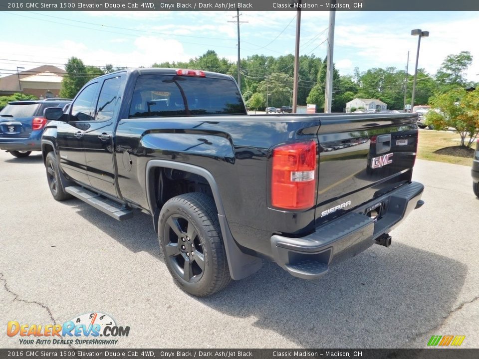 Onyx Black 2016 GMC Sierra 1500 Elevation Double Cab 4WD Photo #7