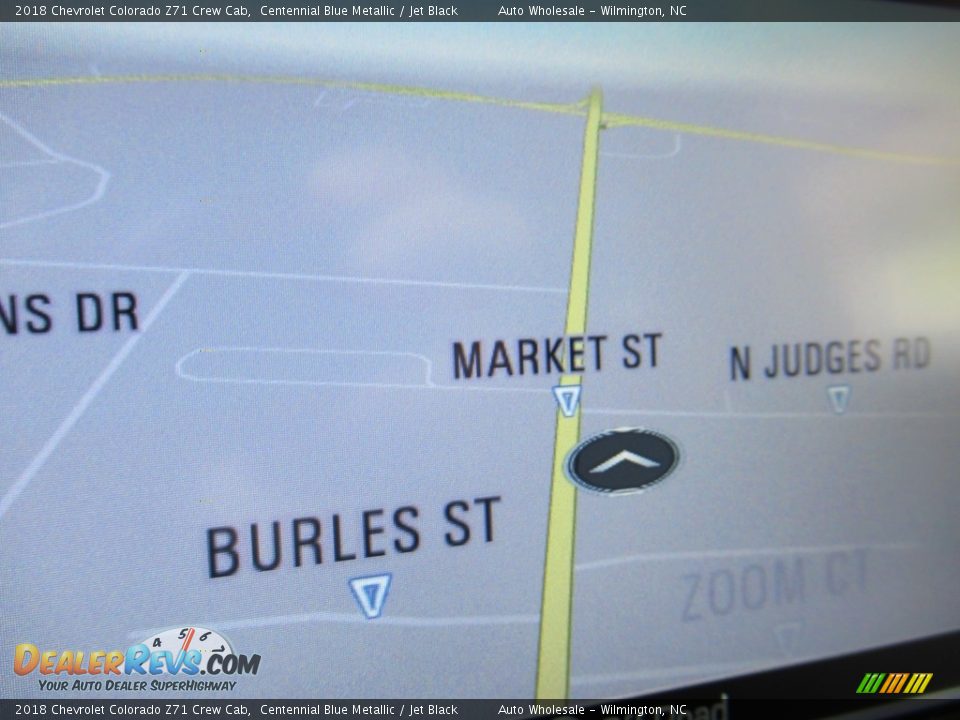 2018 Chevrolet Colorado Z71 Crew Cab Centennial Blue Metallic / Jet Black Photo #16