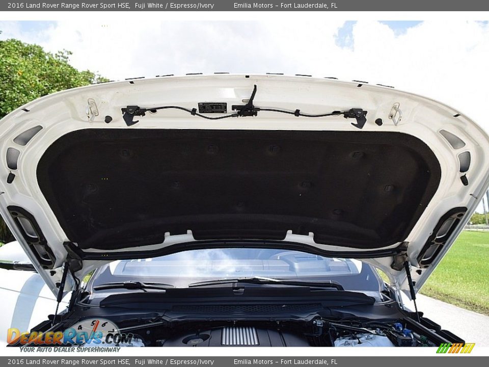 2016 Land Rover Range Rover Sport HSE Fuji White / Espresso/Ivory Photo #46